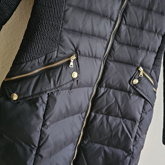 Express Womens hooded parka winter coat size L - Picture 6 of 6